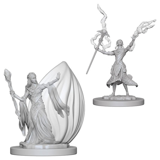 WIZKIDS 72623 D&D: Nolzur's Marvelous Minis: Elf Female Wizard W3