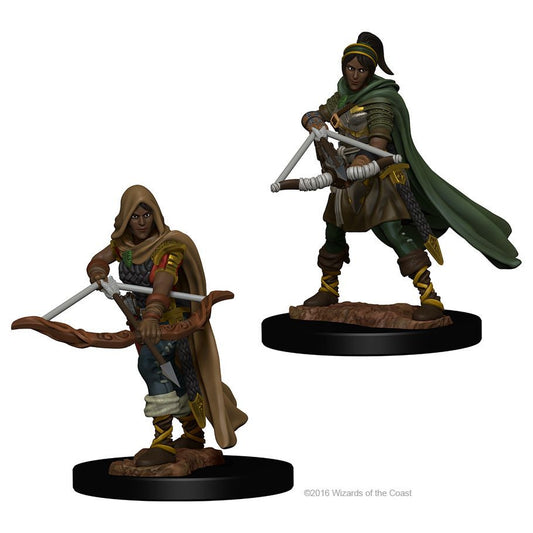 WIZKIDS 72636 D&D: Nolzur's Marvelous Minis: Human Female Ranger W1 (Unpainted)