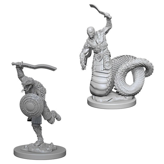 WIZKIDS 73195 D&D: Nolzur's Marvelous Minis: Yuan-Ti Malisons W4 (Unpainted)