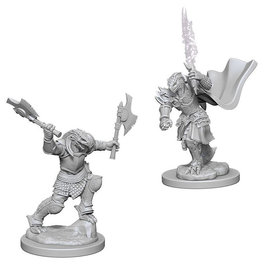WIZKIDS 73199 D&D: Nolzur's Marvelous Minis: Dragonborn Female Fighter W4 (Unpainted)