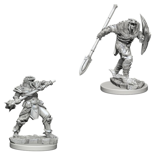 WIZKIDS 73340 D&D: Nolzur's Marvelous Minis: Dragonborn Male Fighter with Spear W5