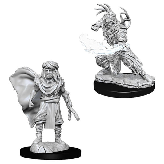 WIZKIDS 73390 D&D: Nolzur's Marvelous Minis: Male Human Druid W6 (Unpainted)