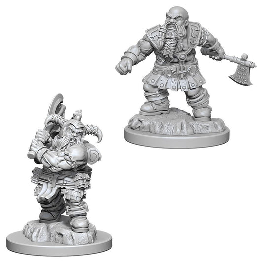 WIZKIDS 73391 D&D: Nolzur's Marvelous Minis: Male Dwarf Barbarian W6