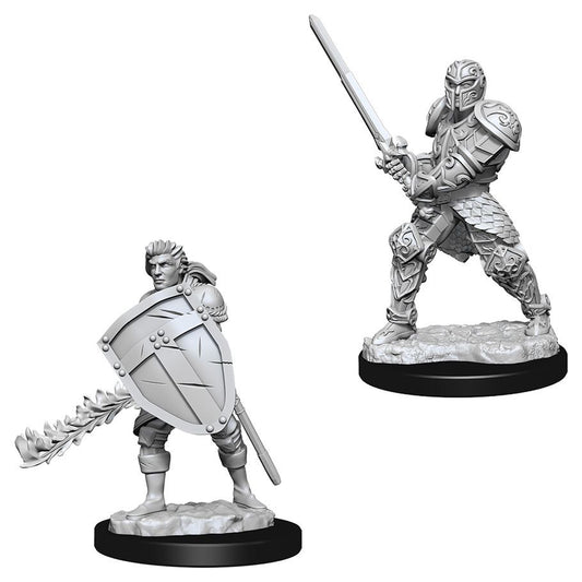 WIZKIDS 73673 D&D: Nolzur's Marvelous Minis: Male Human Fighter W8