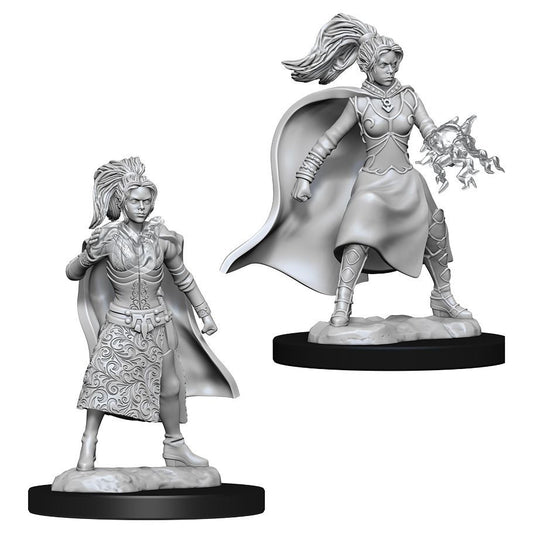 WIZKIDS 73832 D&D: Nolzur's Marvelous Minis: Female Human Sorcerer W10 (Unpainted)
