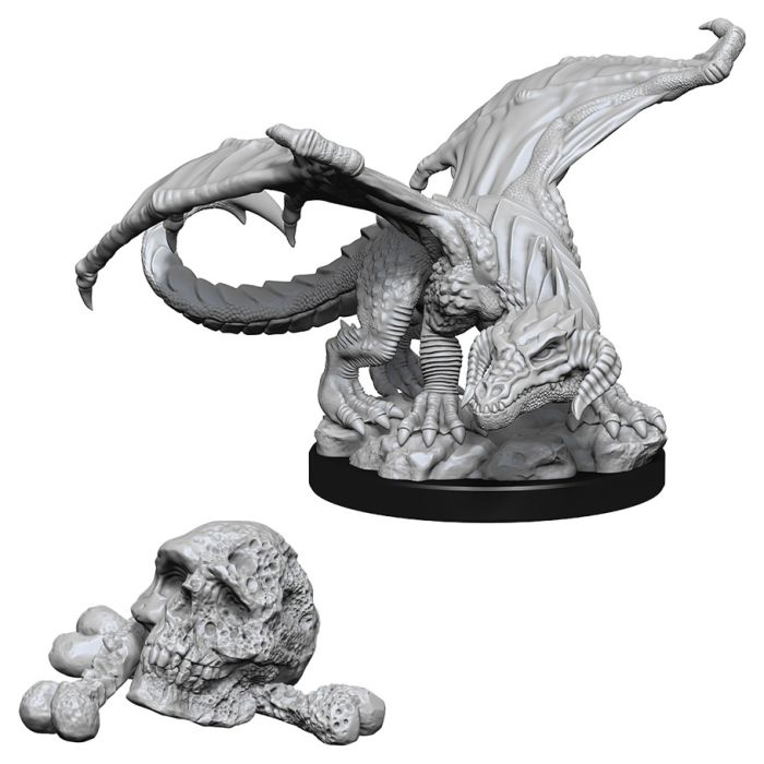 WIZKIDS 73850 D&D Nolzur's Marvelous Miniatures - Black Dragon Wyrmling