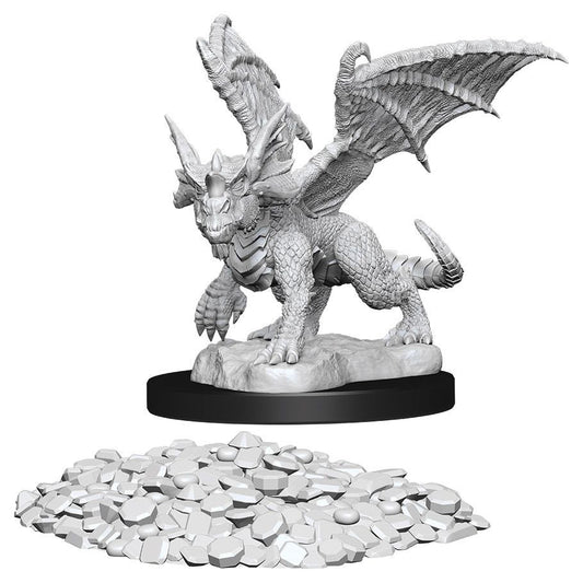 WIZKIDS 73852 D&D: Nolzur's Marvelous Minis: Blue Dragon Wyrmling W10