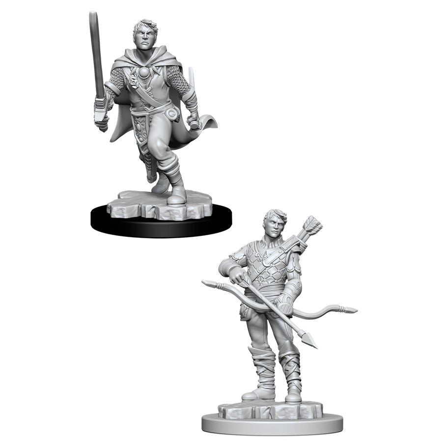 WIZKIDS 90009 D&D: Nolzur's Marvelous Minis: Male Human Ranger W11