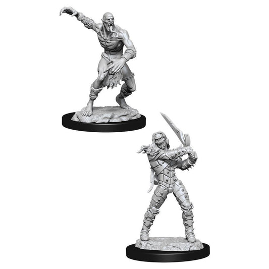 WIZKIDS 90021 D&D: Nolzur's Marvelous Minis: Wight & Ghast W11 (Unpainted)