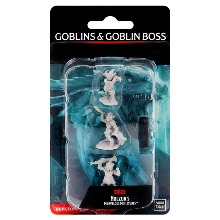 WIZKIDS 90063 D&D Nolzur's Marvelous Miniatures - Goblins & Goblin Boss
