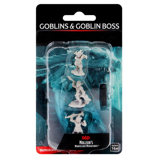WIZKIDS 90063 D&D Nolzur's Marvelous Miniatures - Goblins & Goblin Boss