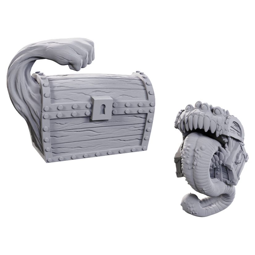 WIZKIDS 90735 D&D Nolzur's Marvelous Miniatures: Limited Edition 50th Anniversary: Mimics