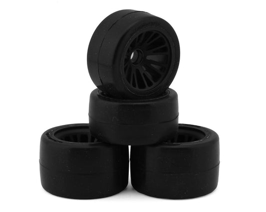 eXcelerate 3062 F1 Front & Rear Rubber Pre-Mounted Tires Set (Medium/Soft)