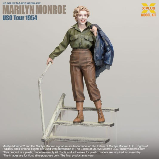 X-PLUS 200245 Marilyn Monroe USO Tour 1954 w/ Airplane Stairs Section Base