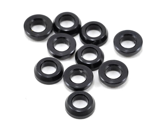 XRay 362280-K ALU CONICAL SHIM 3x6x2.0MM - BLACK (10)
