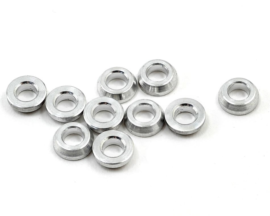 XRay 362280 ALU CONICAL SHIM 3x6x2.0MM (10)