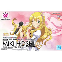 Bandai 2762152 30MS The Idolmaster 30 Minutes Sisters Miki Hoshii (20th Anniversary You and Ai! Ver.) Model Kit