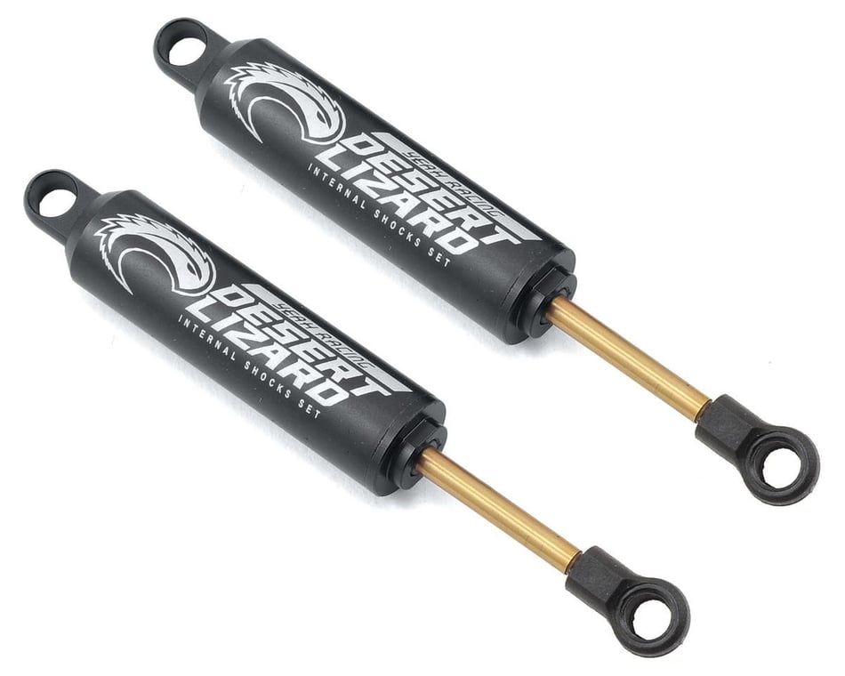 Yeah Racing DDL-090BK 90mm Desert Lizard Two Stage Internal Spring Shock (2) (Black)