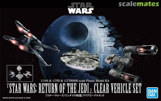 Bandai 5058212 Return of the Jedi Clear Vehicle Set