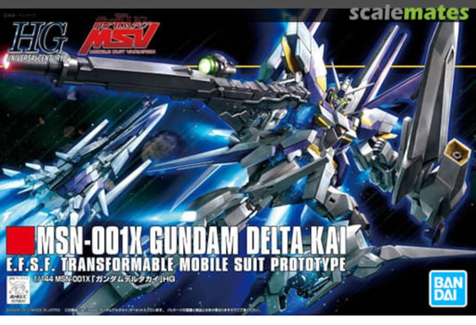 Bandai 5060678 2140532 HGUC #148 MSN-001X Gundam Delta Kai