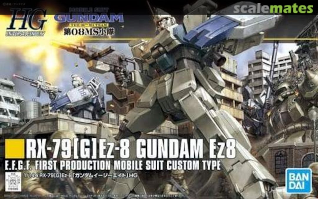 Bandai 5055753 HGUC #155 Gundam 08th MS Team - Ez8 RX-79G