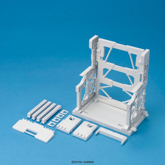 Bandai 5058285 Builders Parts System Base 001 (White) 1/144 Scale Accessory Model Kit