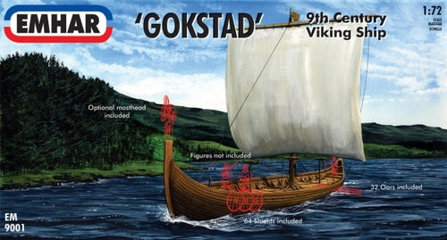 Emhar 9001 9th Century Gokstad Viking Ship