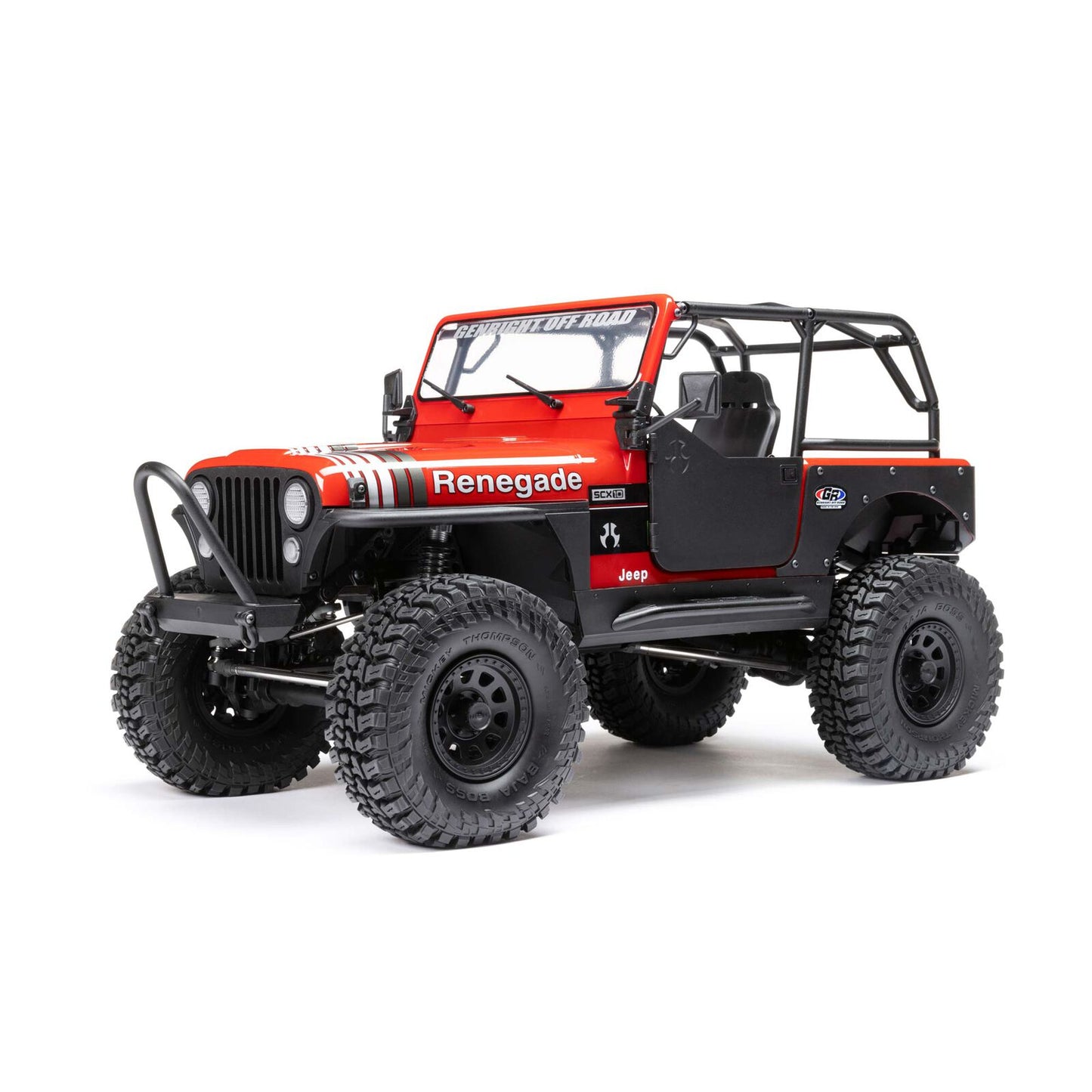 Axial 03008T1 SCX10 III Jeep CJ-7 RTR 4WD Rock Crawler (Red) w/DX3 2.4GHz Radio
