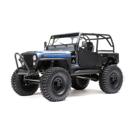Axial 03008T2 SCX10 III Jeep CJ-7 RTR 4WD Rock Crawler (Gray) w/DX3 2.4GHz Radio