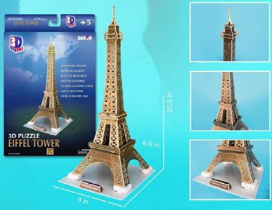 Cubic Fun 44 Eiffel Tower (Paris, France) 3D Foam Puzzle (37pcs)
