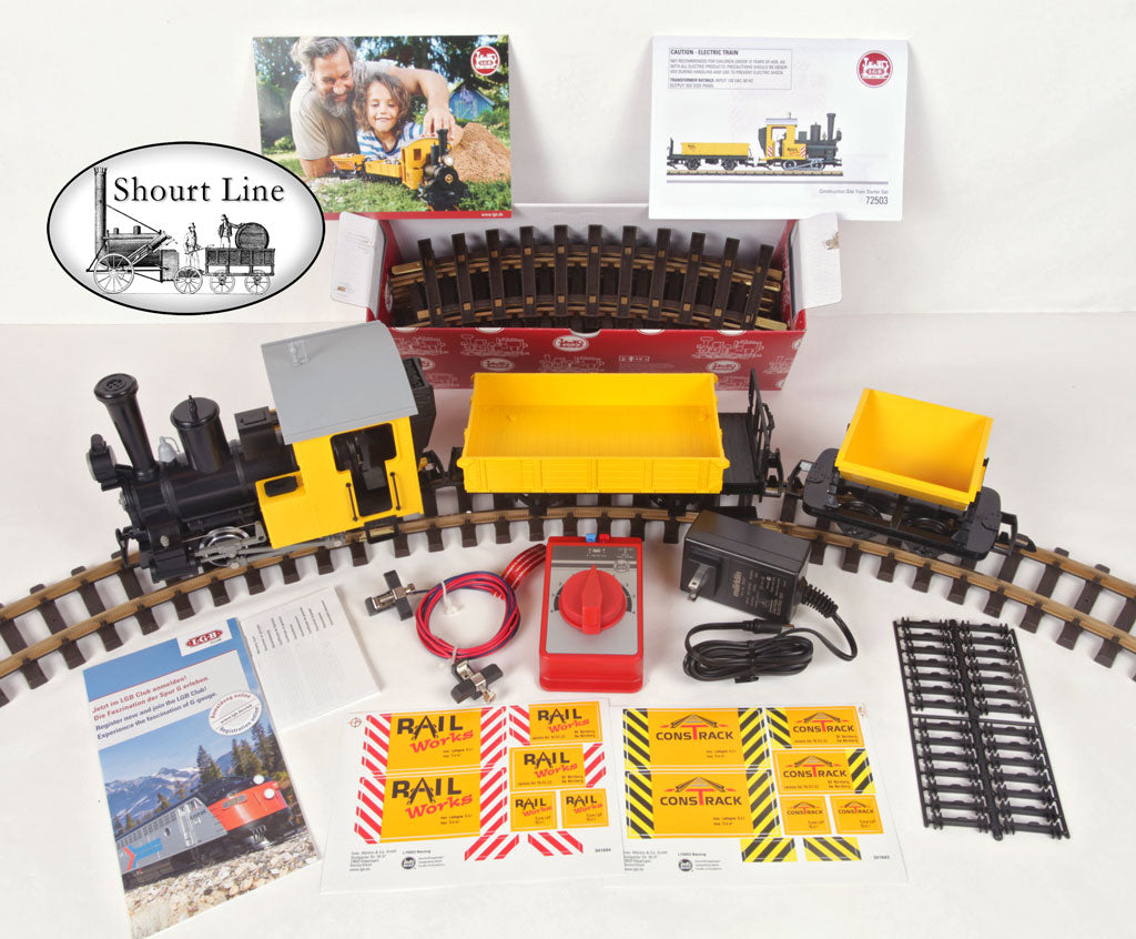 LGB 72503 Railworks Work Train Construction Site Starter Set