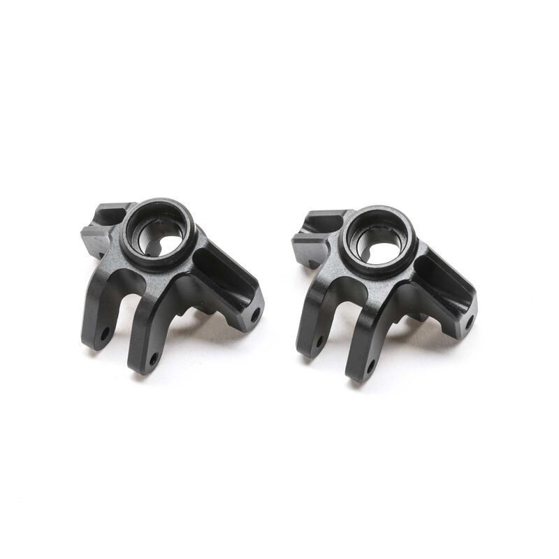 LOSI LOS 314007 Steering Spindle Set, Aluminum, Black: Mini LMT