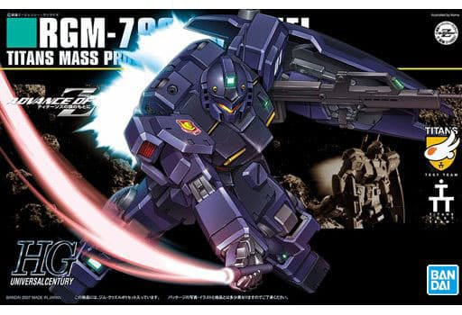 Bandai 5057395 HGUC #74 RGM-79Q GM Quel Titans Mass-Produced