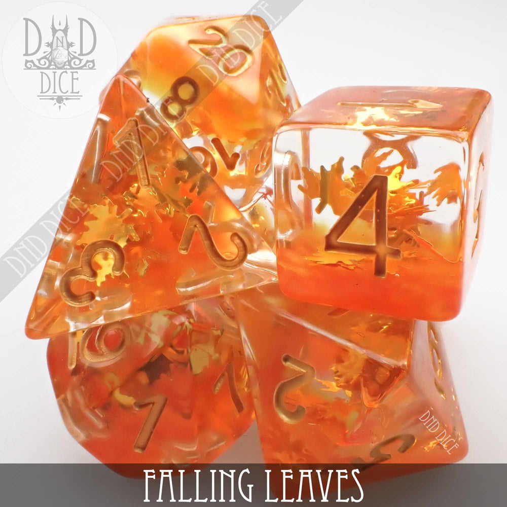 DND Dice PR07FALL Falling Leaves