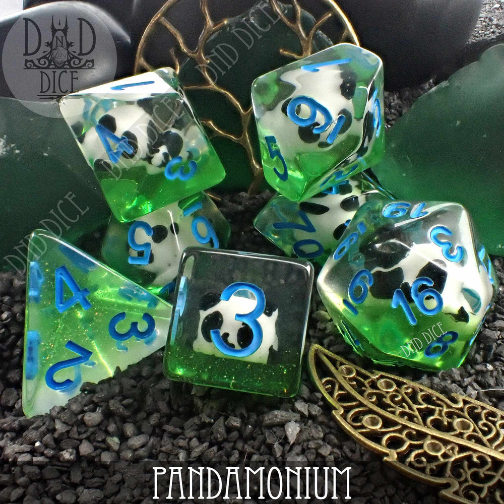 DND Dice PR07PNDA Pandamonium Dice Set