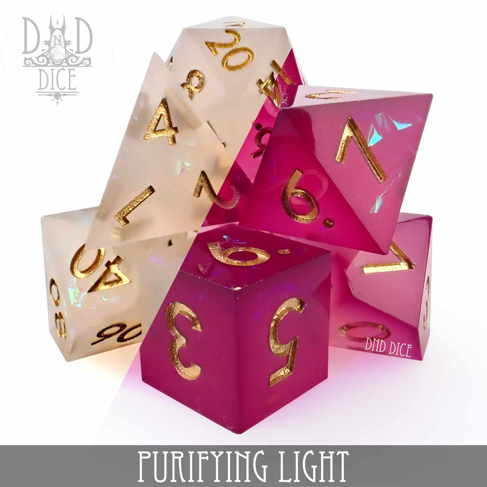 DND Dice HM07PURE Purifying Light (Color Change)