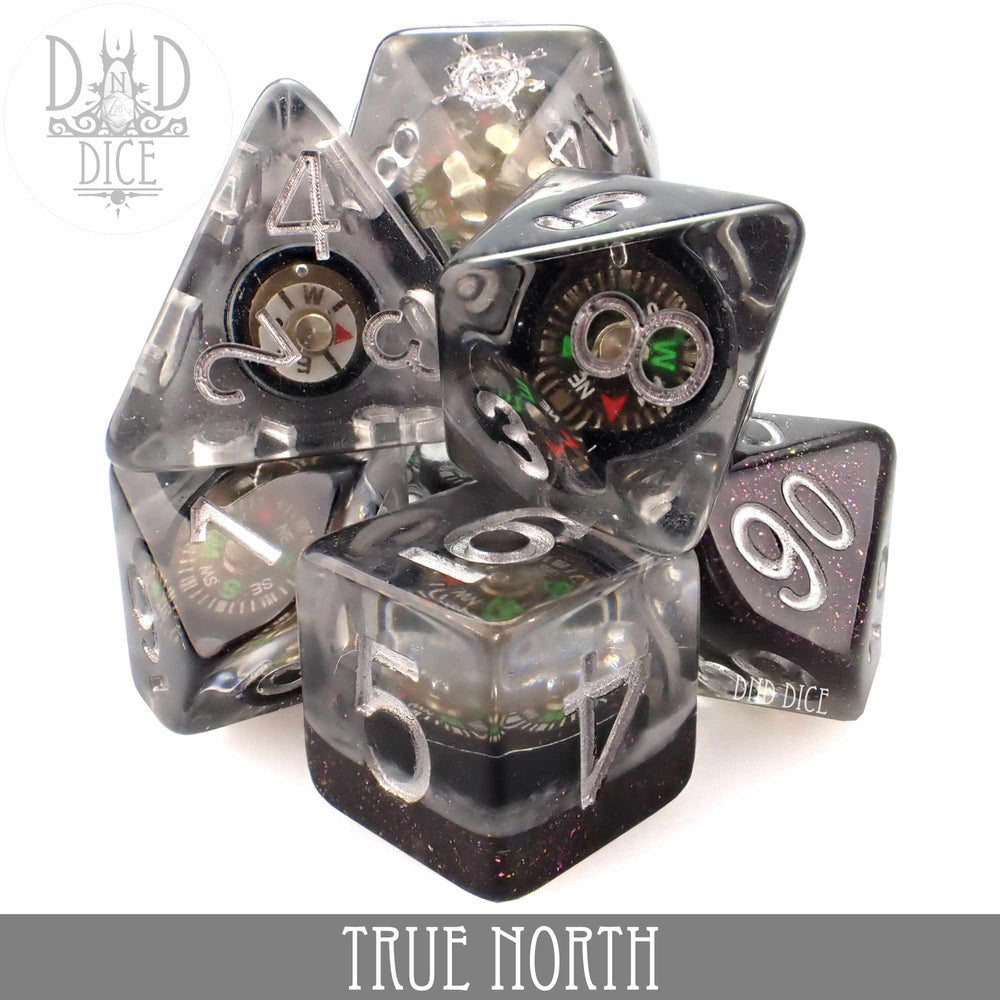 DND Dice PR07NORTH True North (Real Compass)