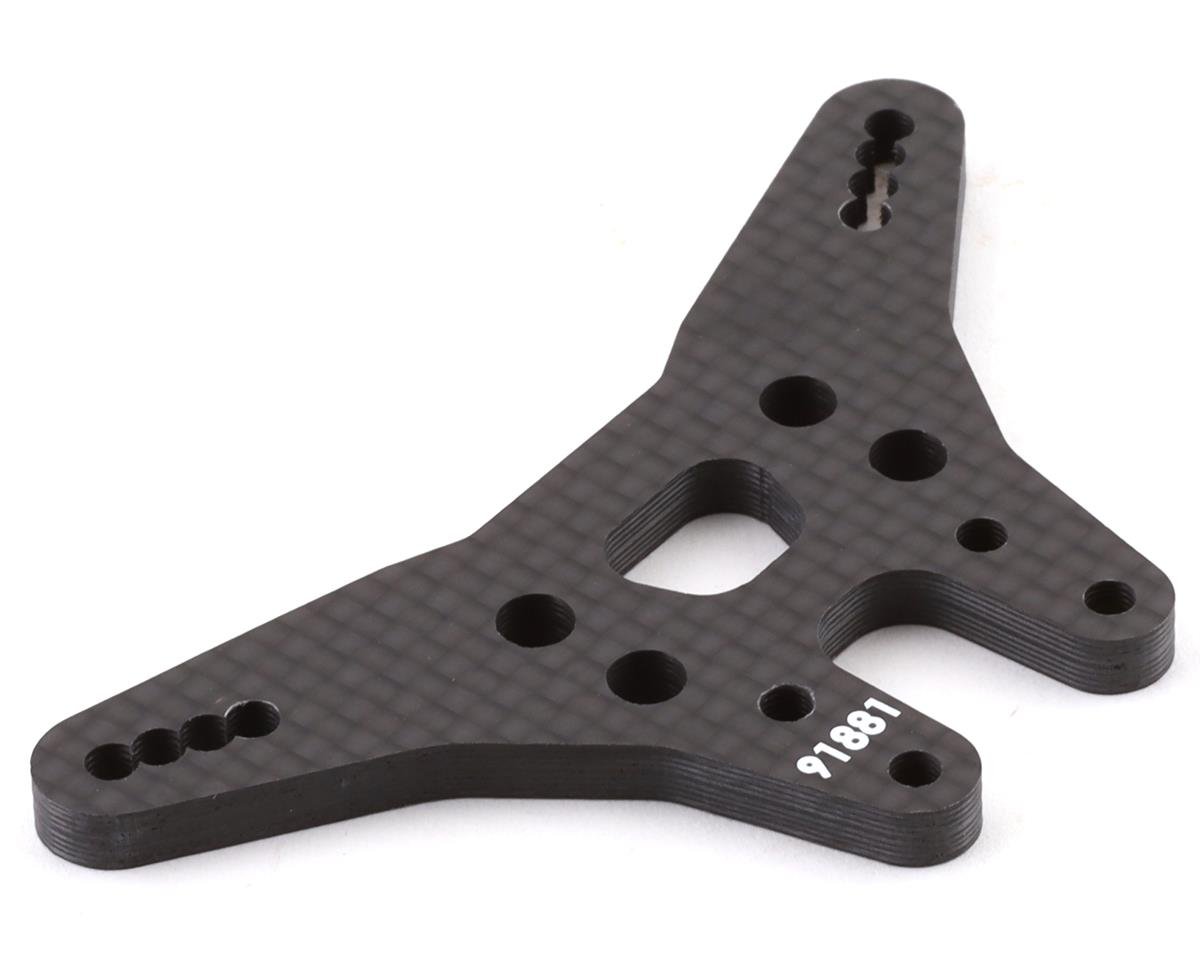 Associated 91881 RC10B6.3 Carbon Fiber "Wide Gull-Wing" Rear Shock Tower
