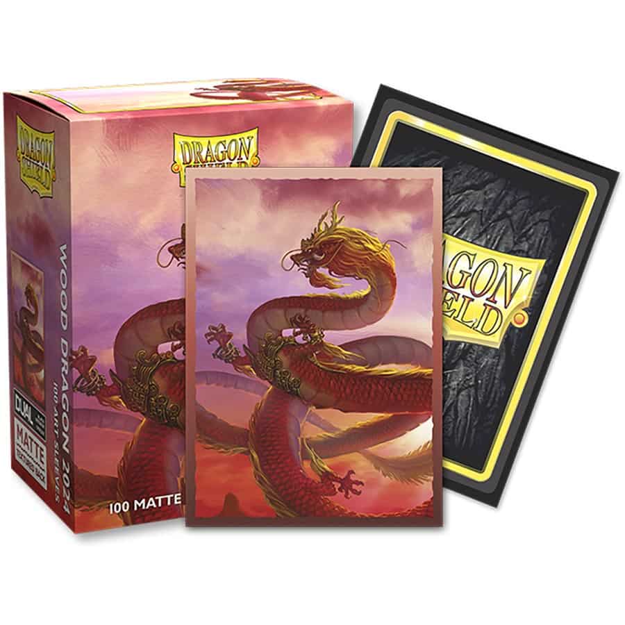 Arcane Tinmen 12186 Dragon Shield Sleeves: Dual Matte Art 2024: Year of the Wood Dragon