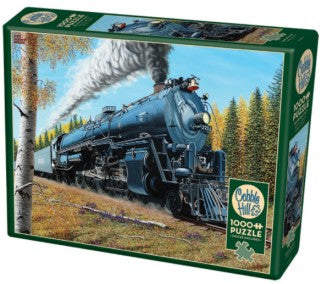 Cobble Hill 80003 Santa Fe 3751 Steam Locomotive Puzzle (1000pc)