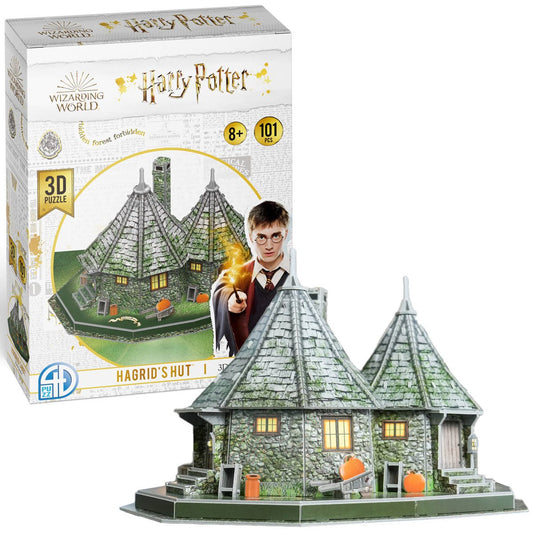 Wizarding World 51072 Harry Potter Hagrid's Hut 3D Model Puzzle Kit