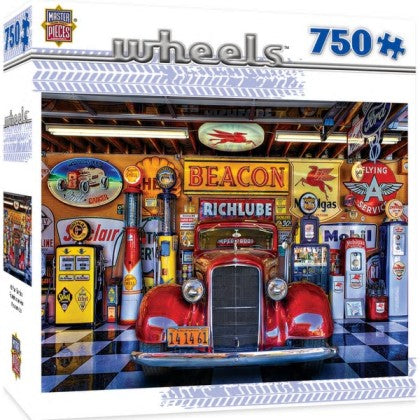 Masterpieces Puzzles 31812 At Your Service Classic Car Puzzle (750pc)