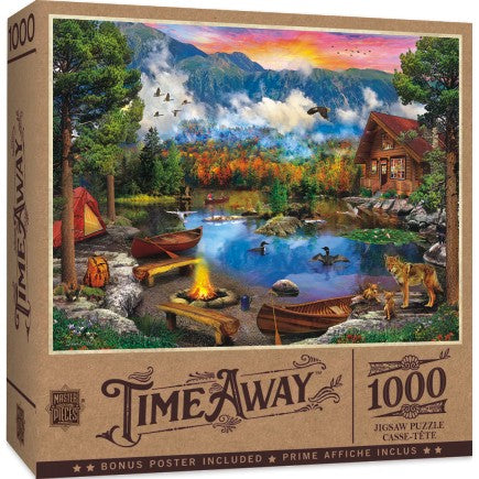 Masterpieces Puzzles 72130 Sunset Canoe on Lake Puzzle (1000pc)