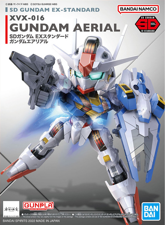 Bandai 2637836 SD EX-Standard: #19 The Witch from Mercury Gundam Aerial
