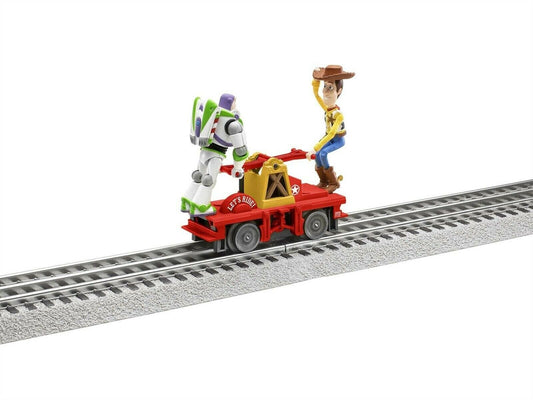 Lionel 2035030 Toy Story Handcar O Gauge Toy Story Handcar. Toy Story Hand Car featuring Andy's favorite toys, Woody and Buzz! Runs in one direction only
