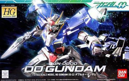 Bandai 5059234 HG Gundam 00 Series: #22 00 Gundam GN0000