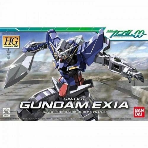 Bandai 2010891 HG Gundam 00 Series: #1 Exia GN-001
