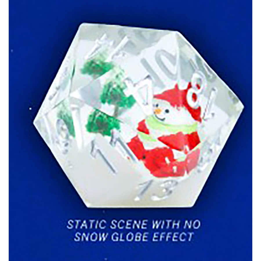 Sirius Dice 001207 D20 Holiday Scenic Large: Snowman