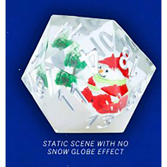 Sirius Dice 001207 D20 Holiday Scenic Large: Snowman