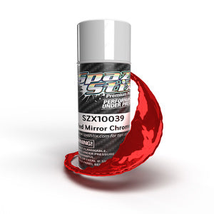 SpazStix 10039 Red Mirror Chrome Aerosol Paint, 3.5OZ